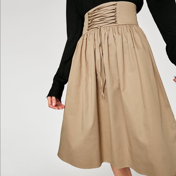 Zara Dresses & Skirts - Zara Skirt w/Sash Belt
